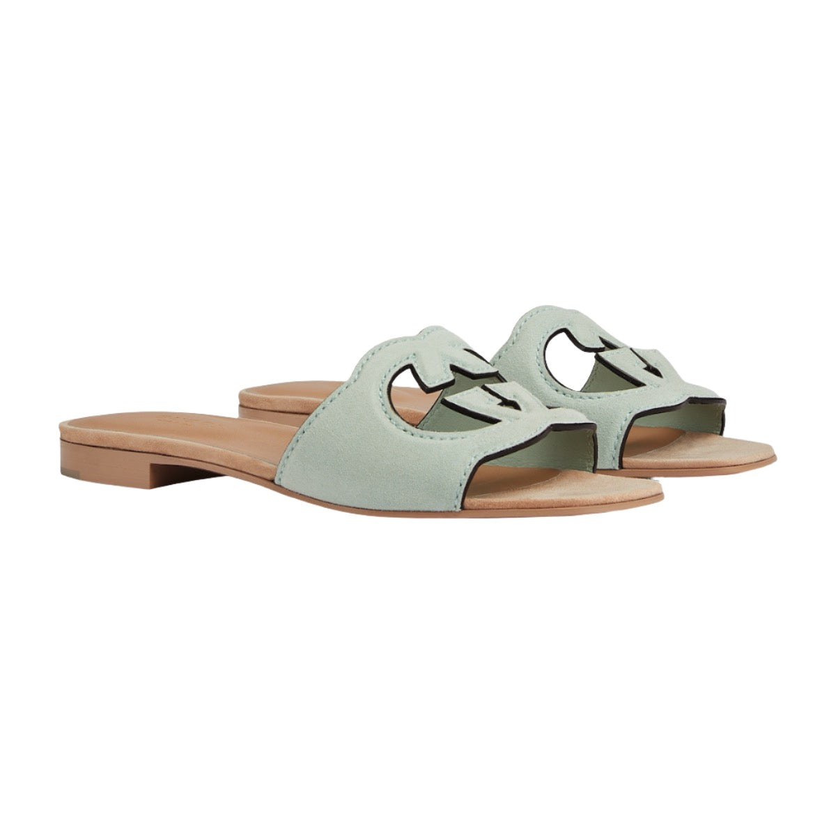 Gucci  INTERLOCKING G CUT-OUT SANDAL