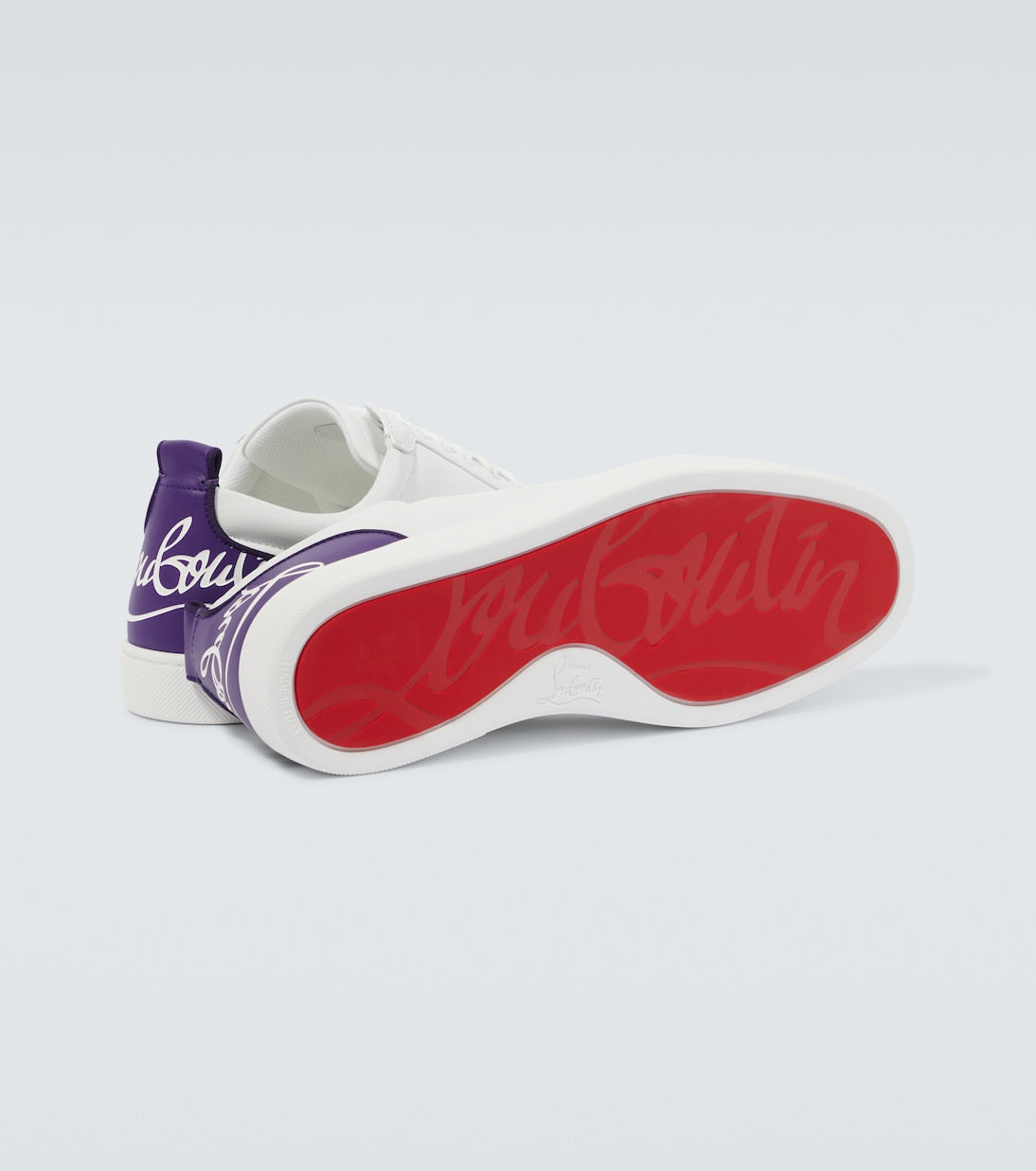 Christian Louboutin Fun Louis Junior leather sneakers