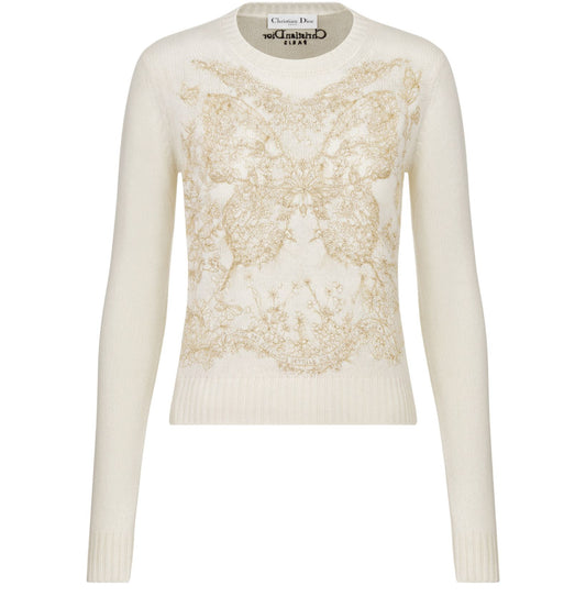 DIOR Butterfly print jumper