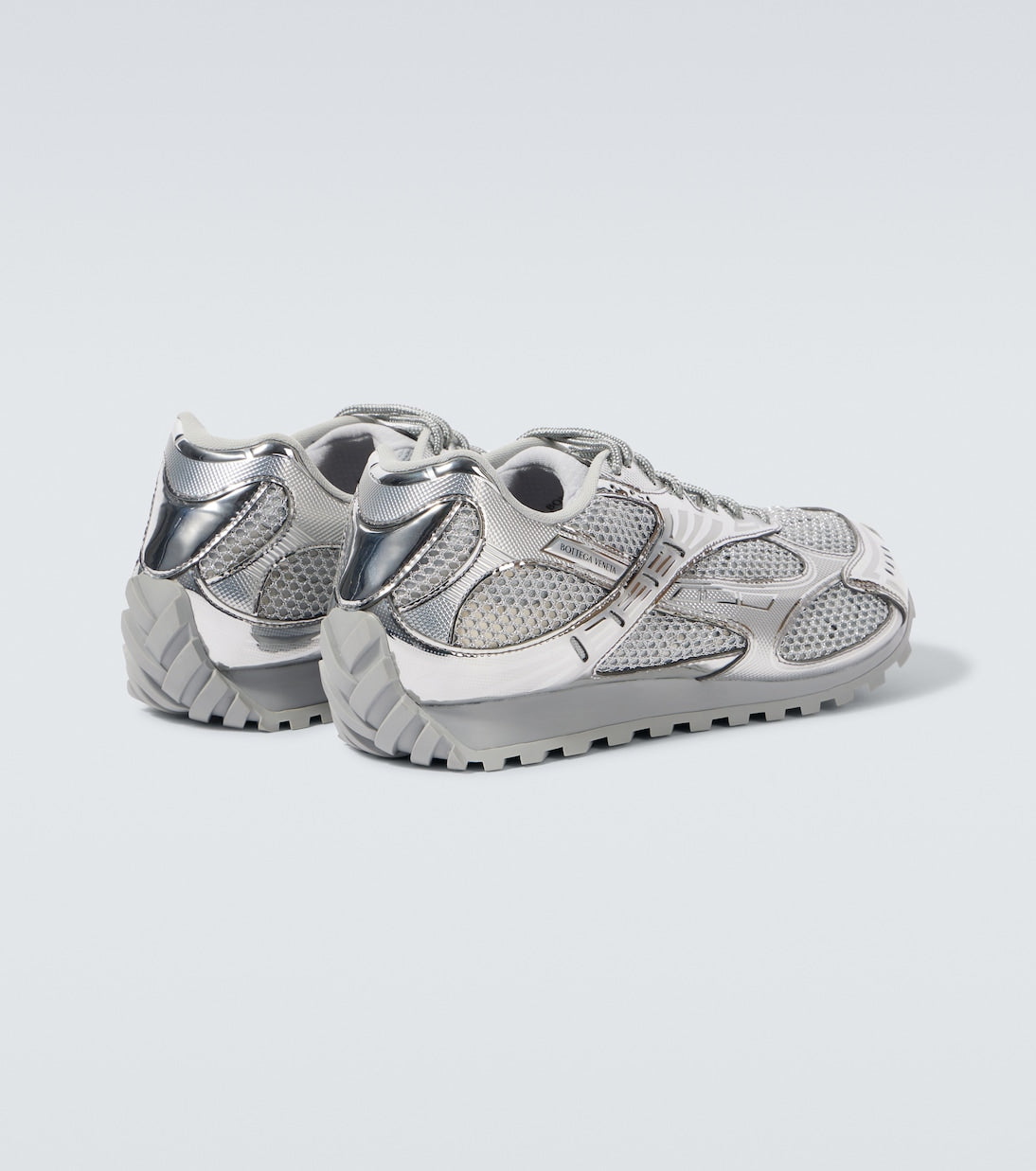 Bottega Veneta Orbit metallic-effect sneakers