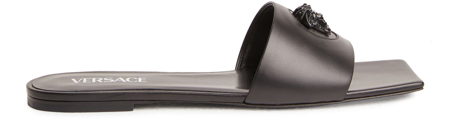 VERSACE La Medusa Leather Slides