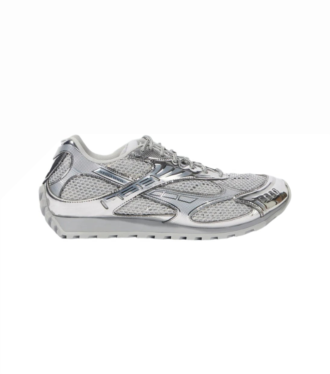 Bottega Veneta Orbit metallic-effect sneakers