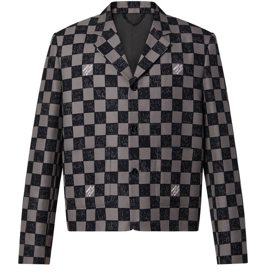 LOUIS VUITTON Boxy Damier Jacket