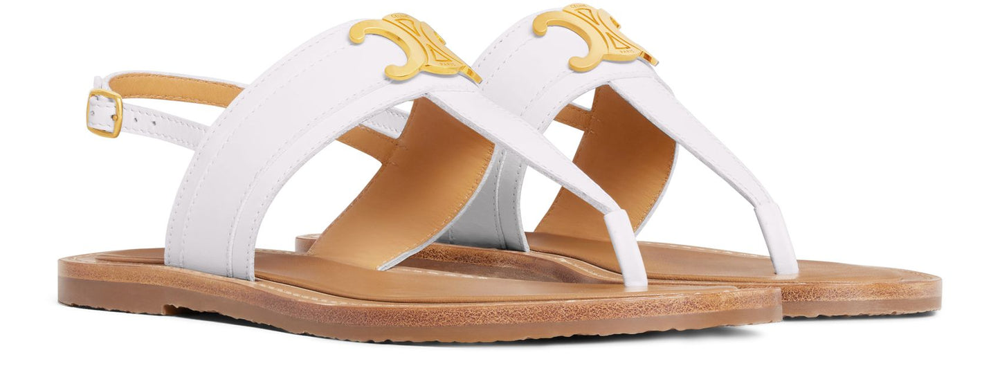 CELINE Lympia Triomphe in calfskin sandals