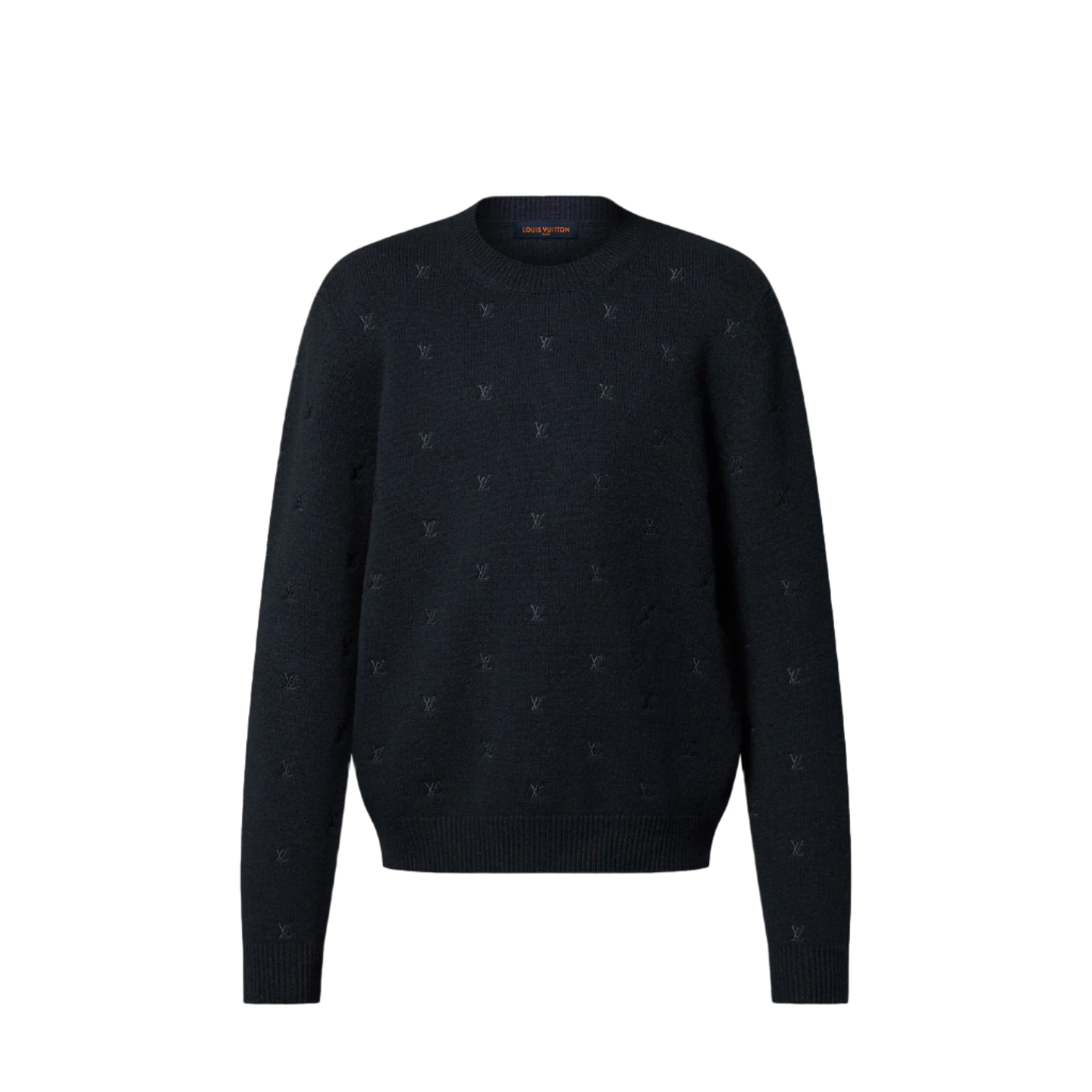 Louis Vuitton LV Blason All Over Embroidered Crewneck