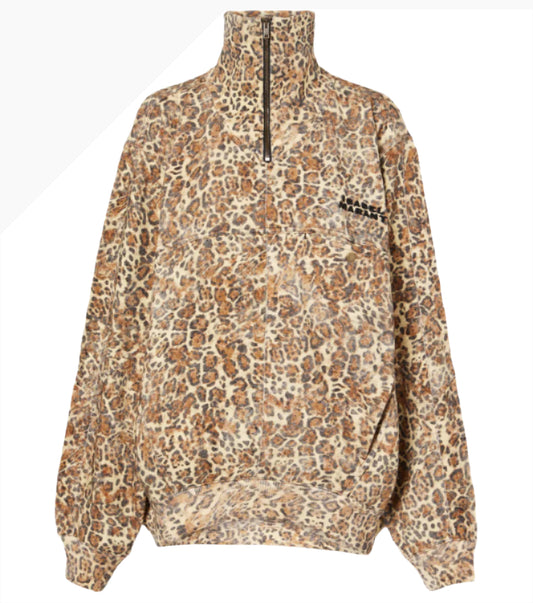 ISABEL MARANT Wilda leopard-print bomber jacket