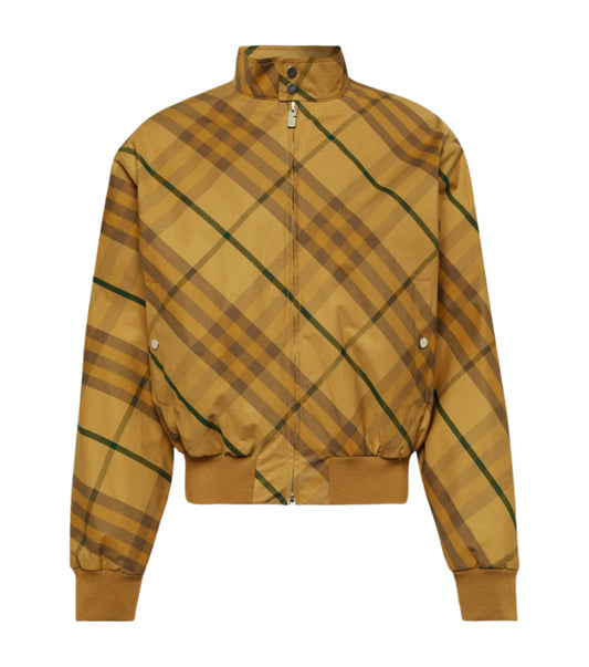 Burberry Burberry Check cotton twill bomber jacket