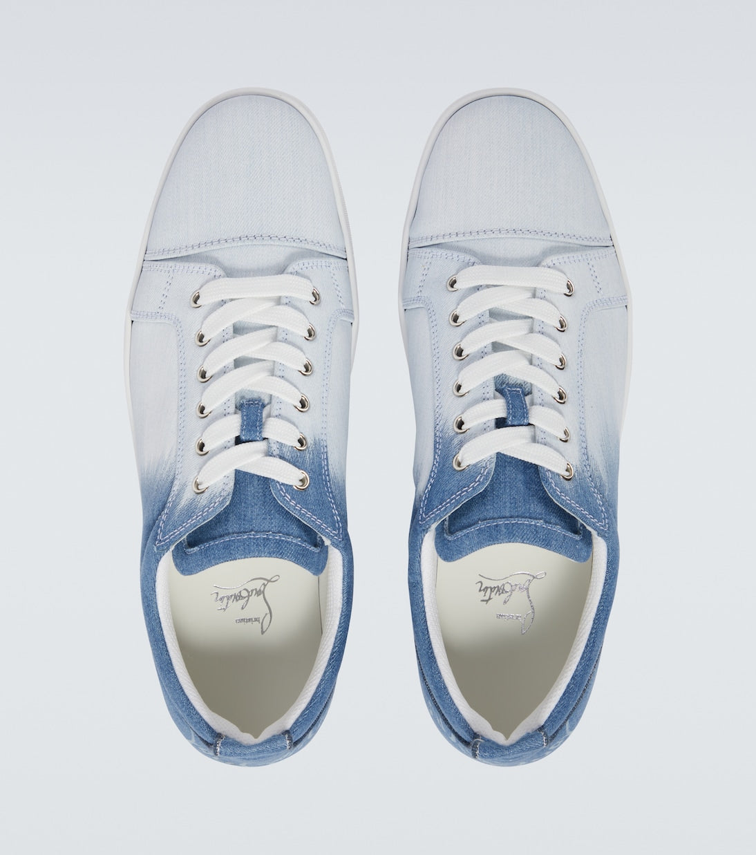 Christian Louboutin Fun Louis Junior denim sneakers