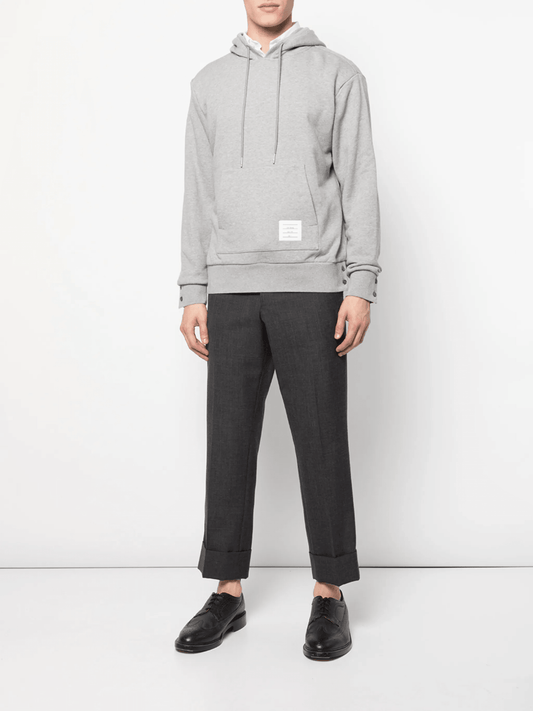 Thom Browne RWB stripe loopback hoodie