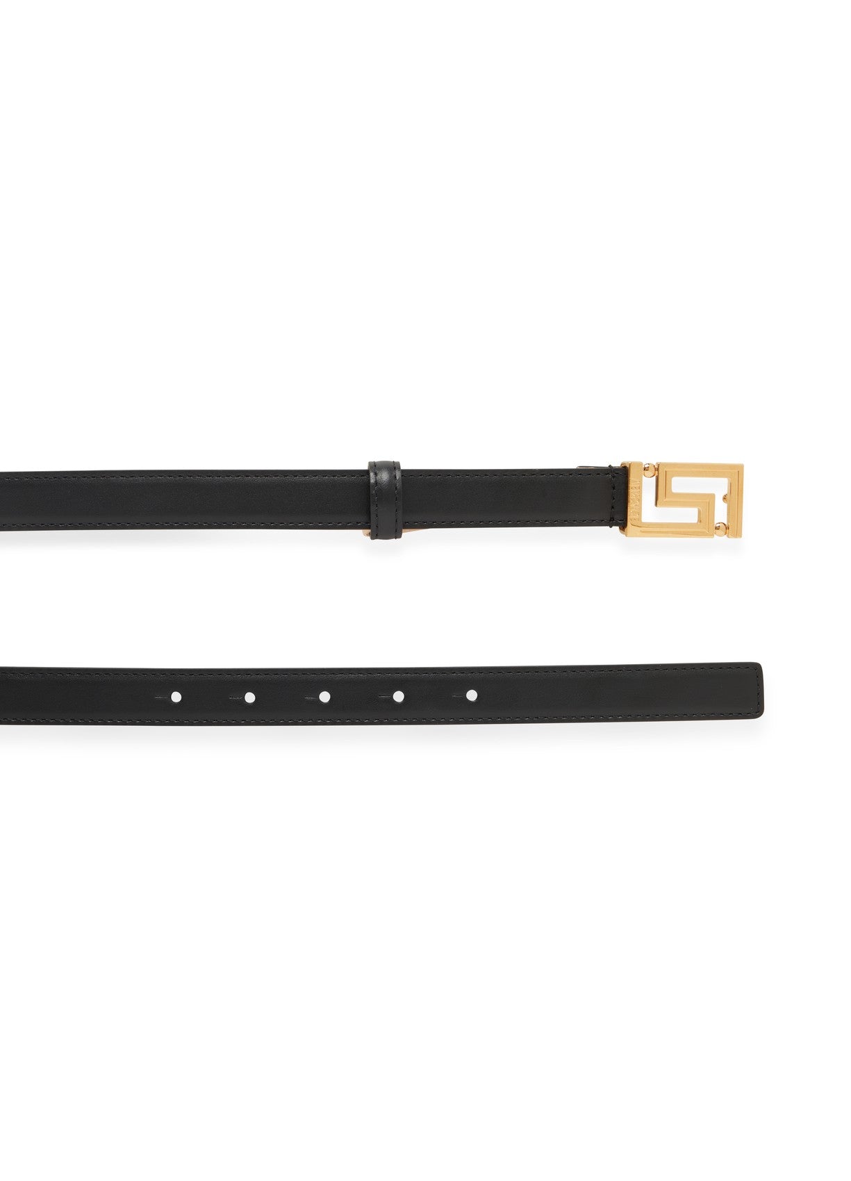 VERSACE Calf Leather Belt with 20mm Width