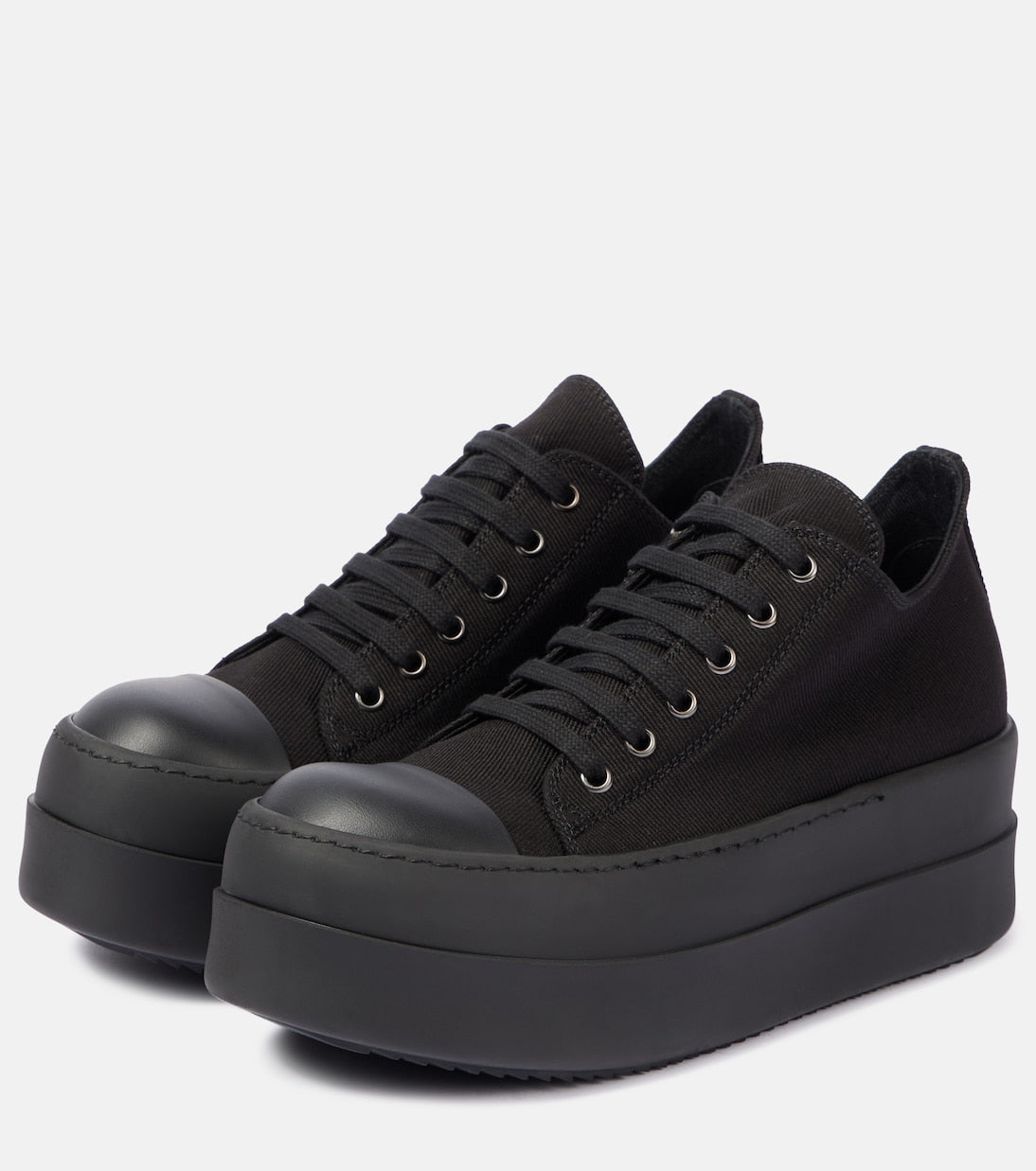 RICK OWENS DRKSHDW Double Bumper denim platform sneakers