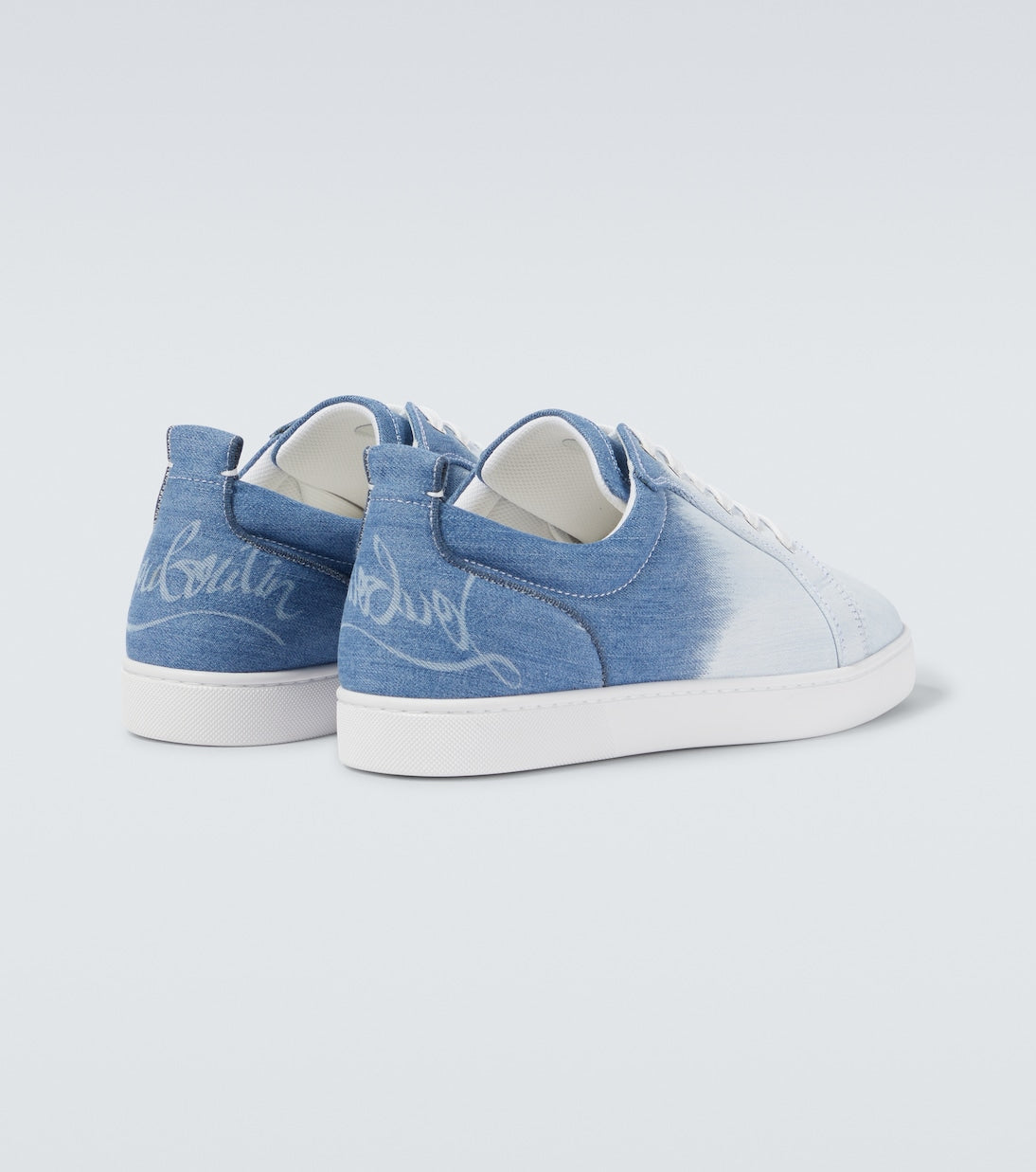 Christian Louboutin Fun Louis Junior denim sneakers