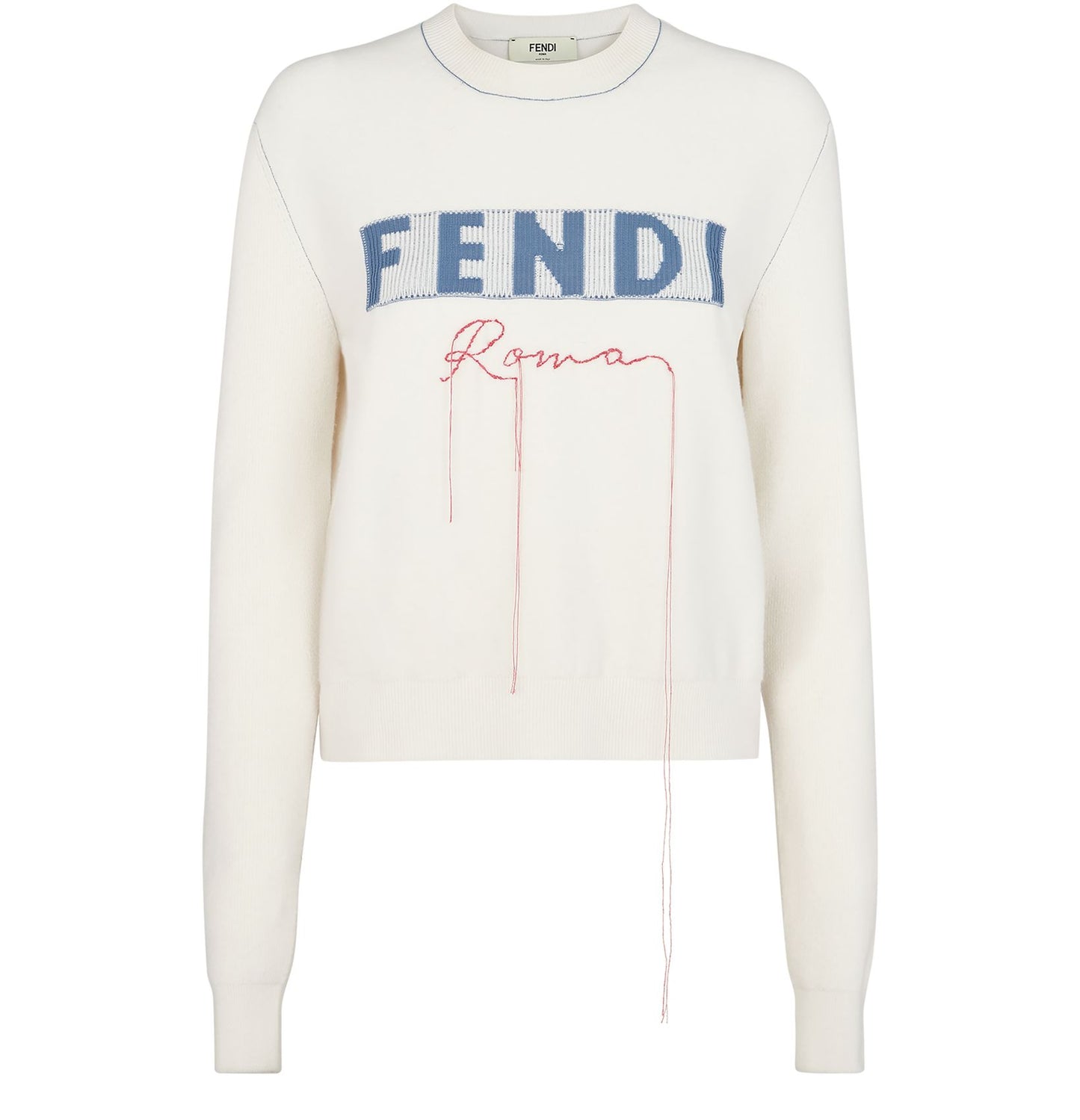 FENDI Soft crew-neck jumper