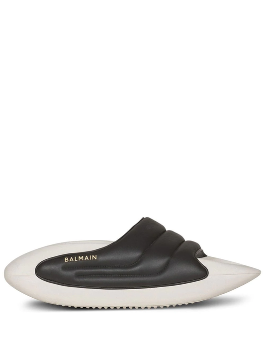 Balmain B-It-Puffy quilted slides