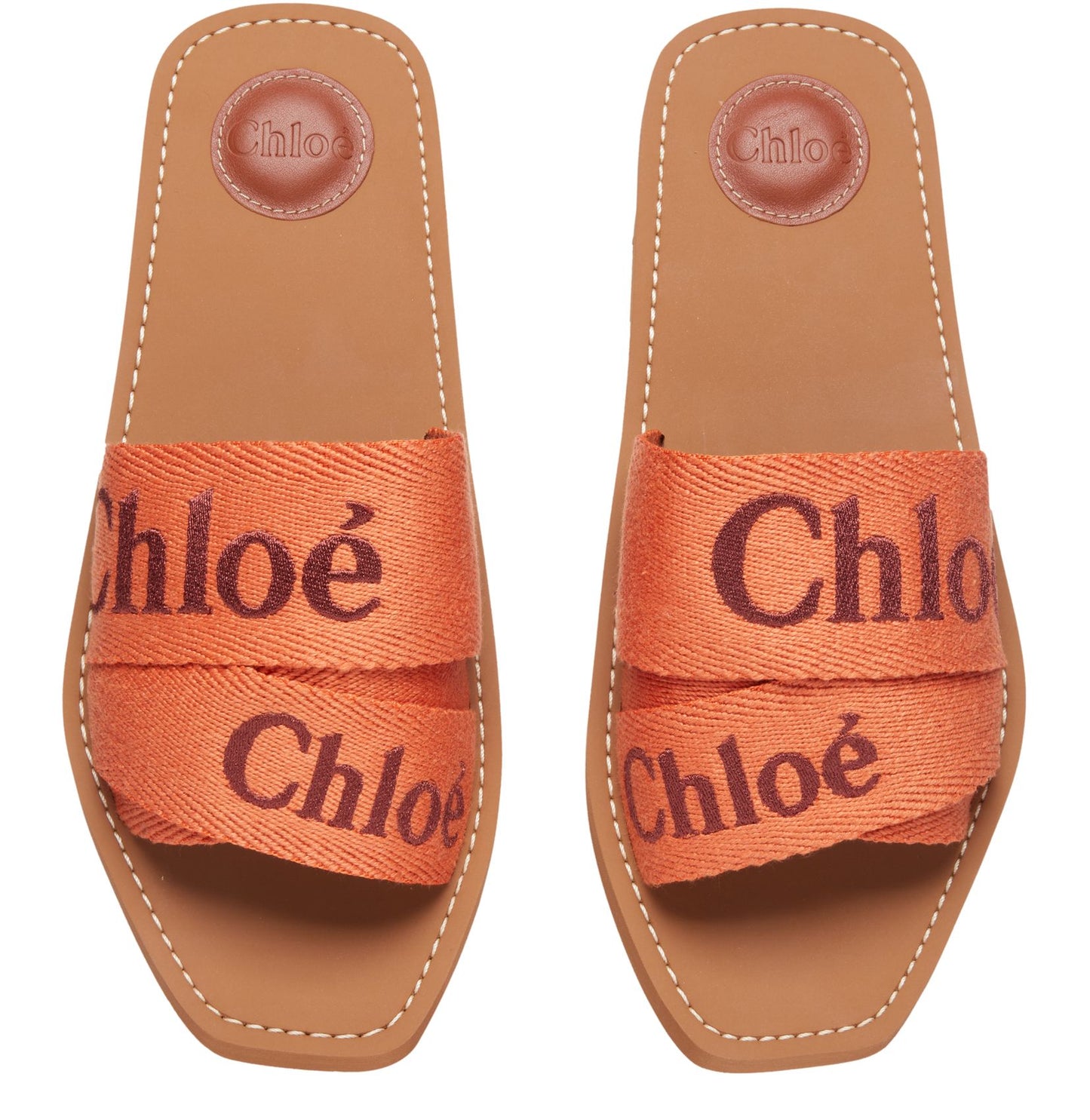 CHLOE Woody flat slides