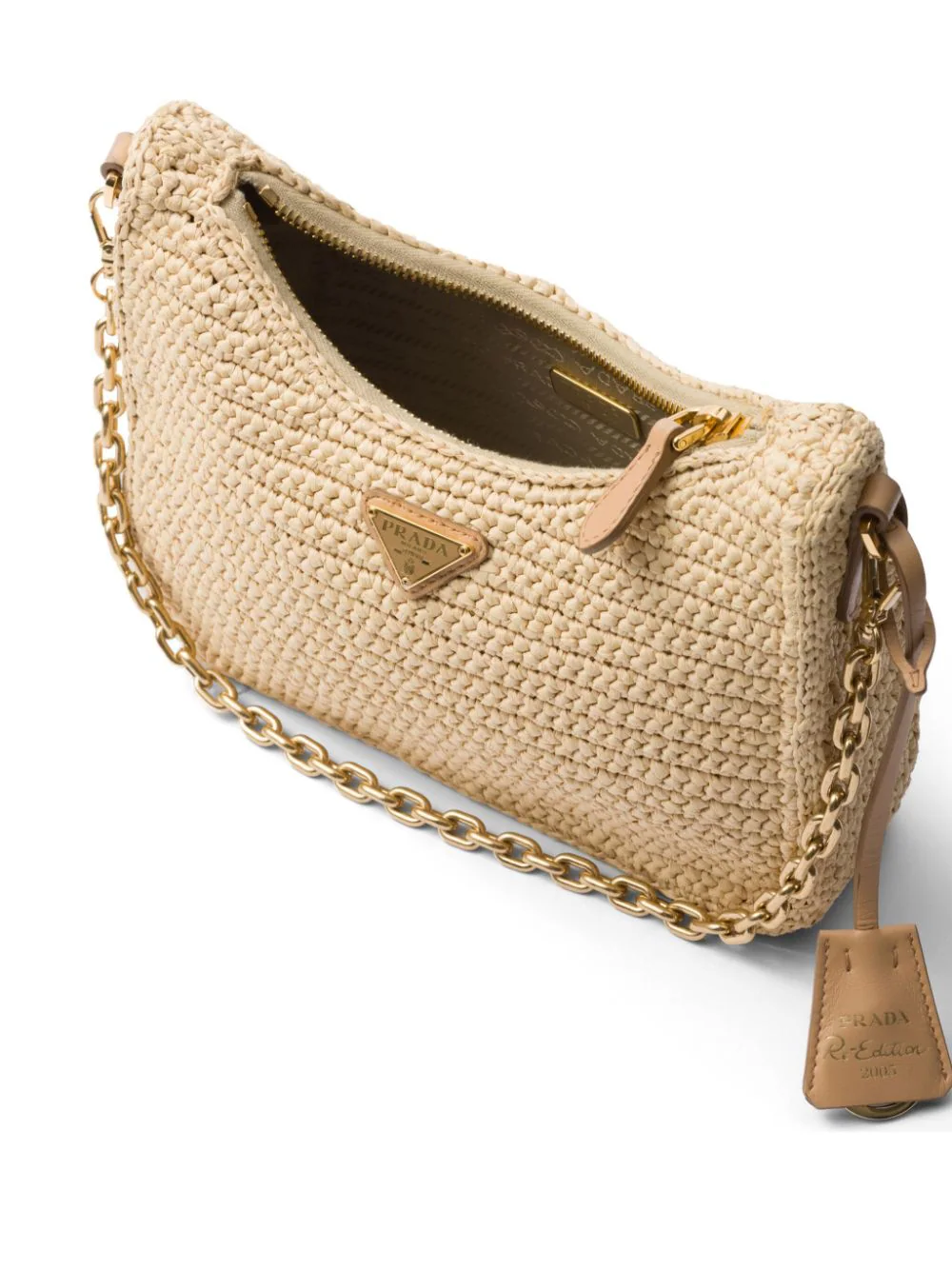 Prada Re-Edition 2005 crochet shoulder bag