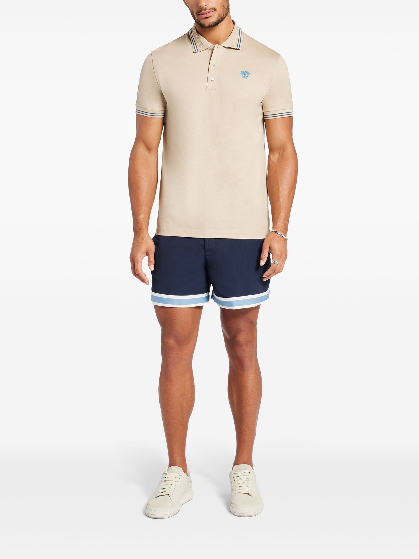 Versace Medusa cotton polo shirt