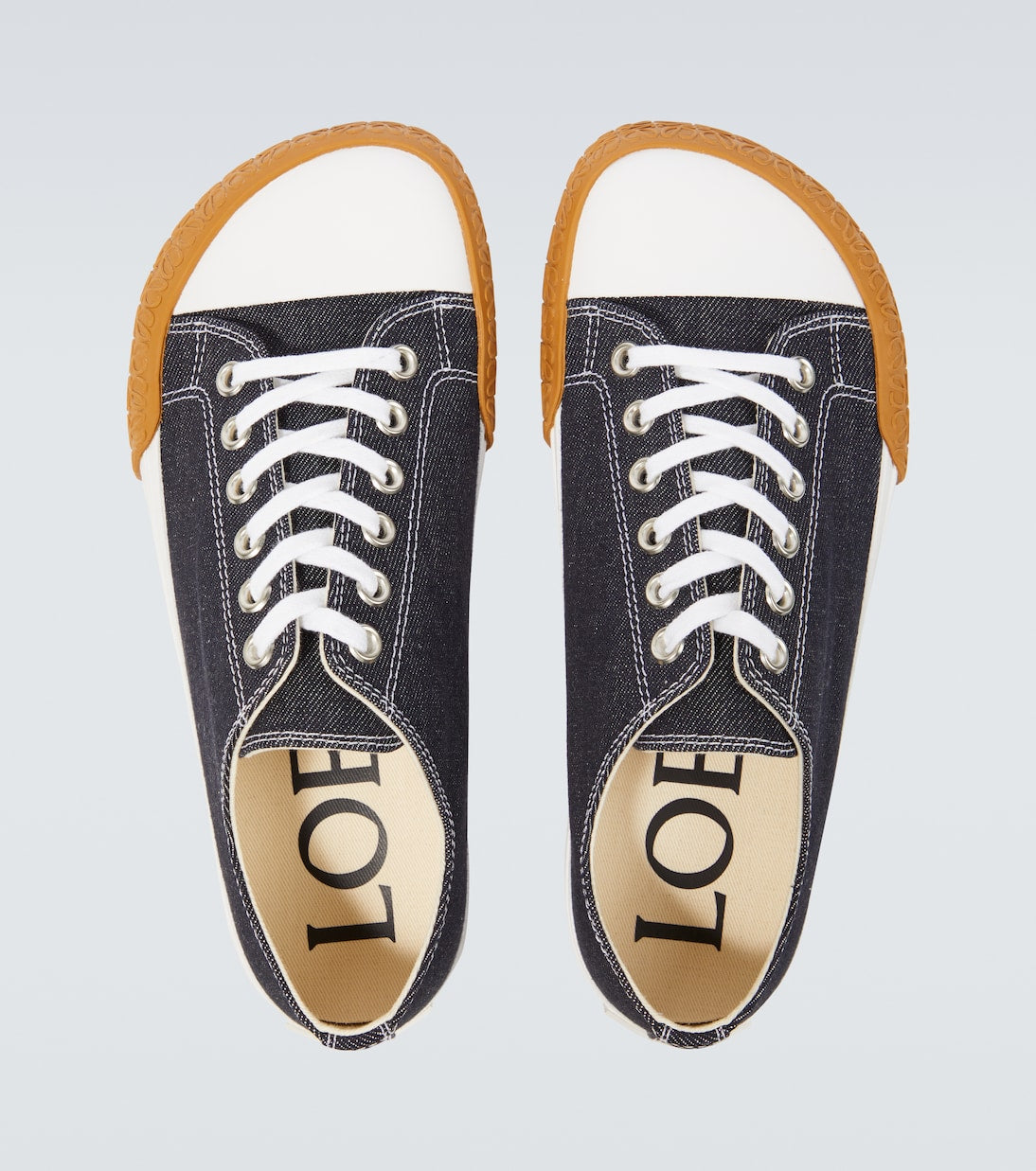 Loewe Bloc denim sneakers