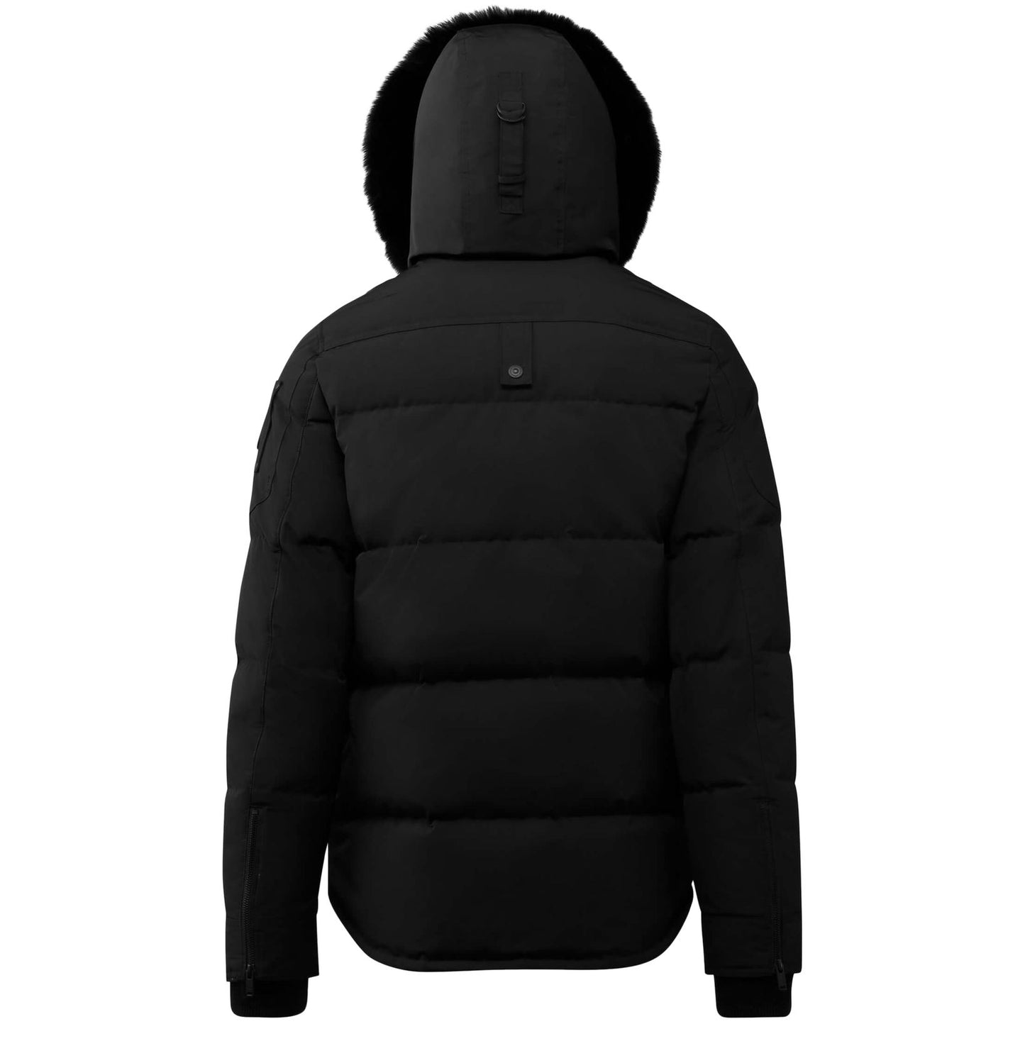 MOOSE KNUCKLES Onyx round island puffer jacket shearling