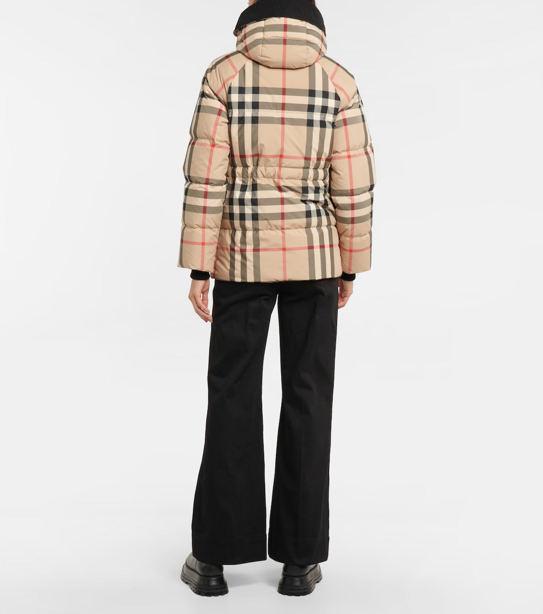 Burberry Check puffer jacket