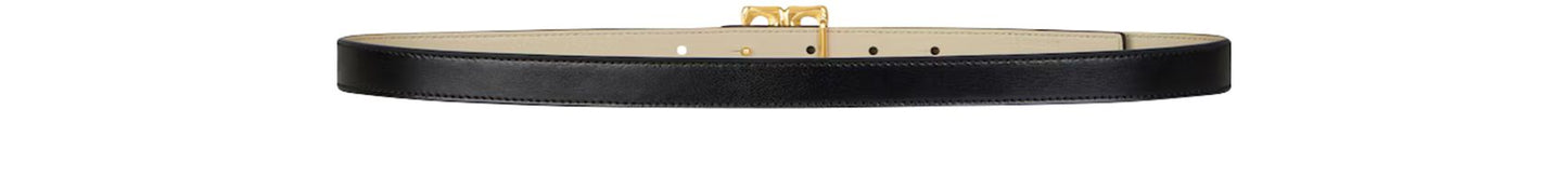 GIVENCHY 4G Liquid reversible belt in leather