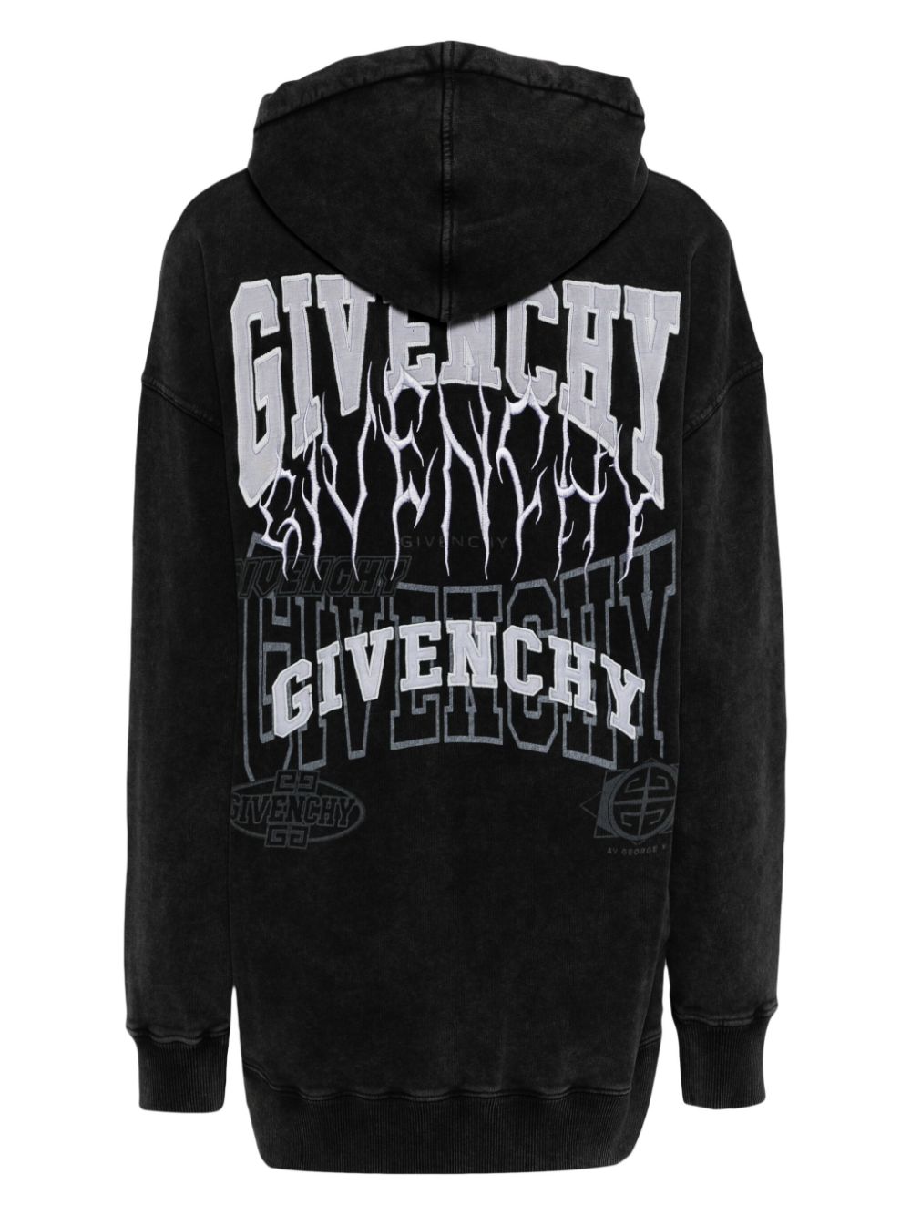 Givenchy logo-print cotton hoodie