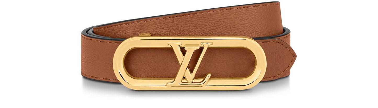 LOUIS VUITTON My LV Chain 25mm Reversible Belt