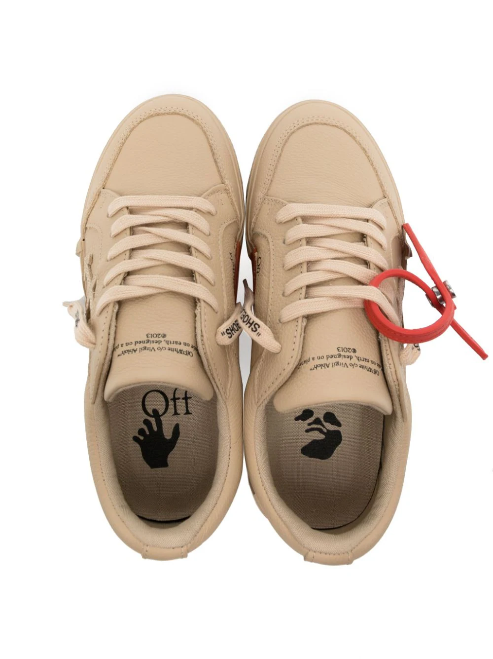 Off-White Low Baskets en daim vulcanisé