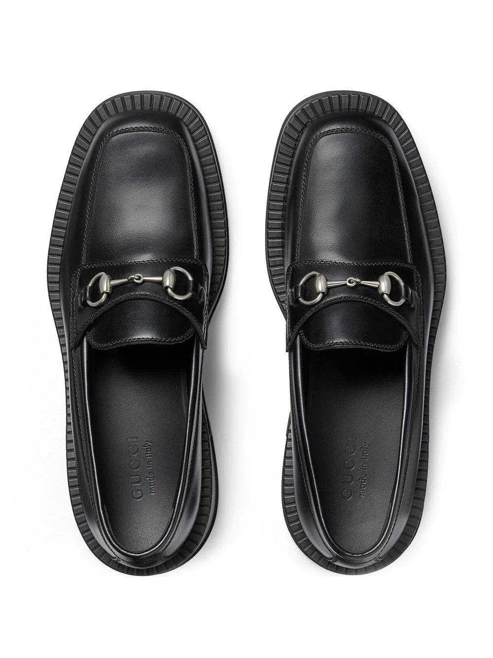 Gucci Horsebit square-toe loafers