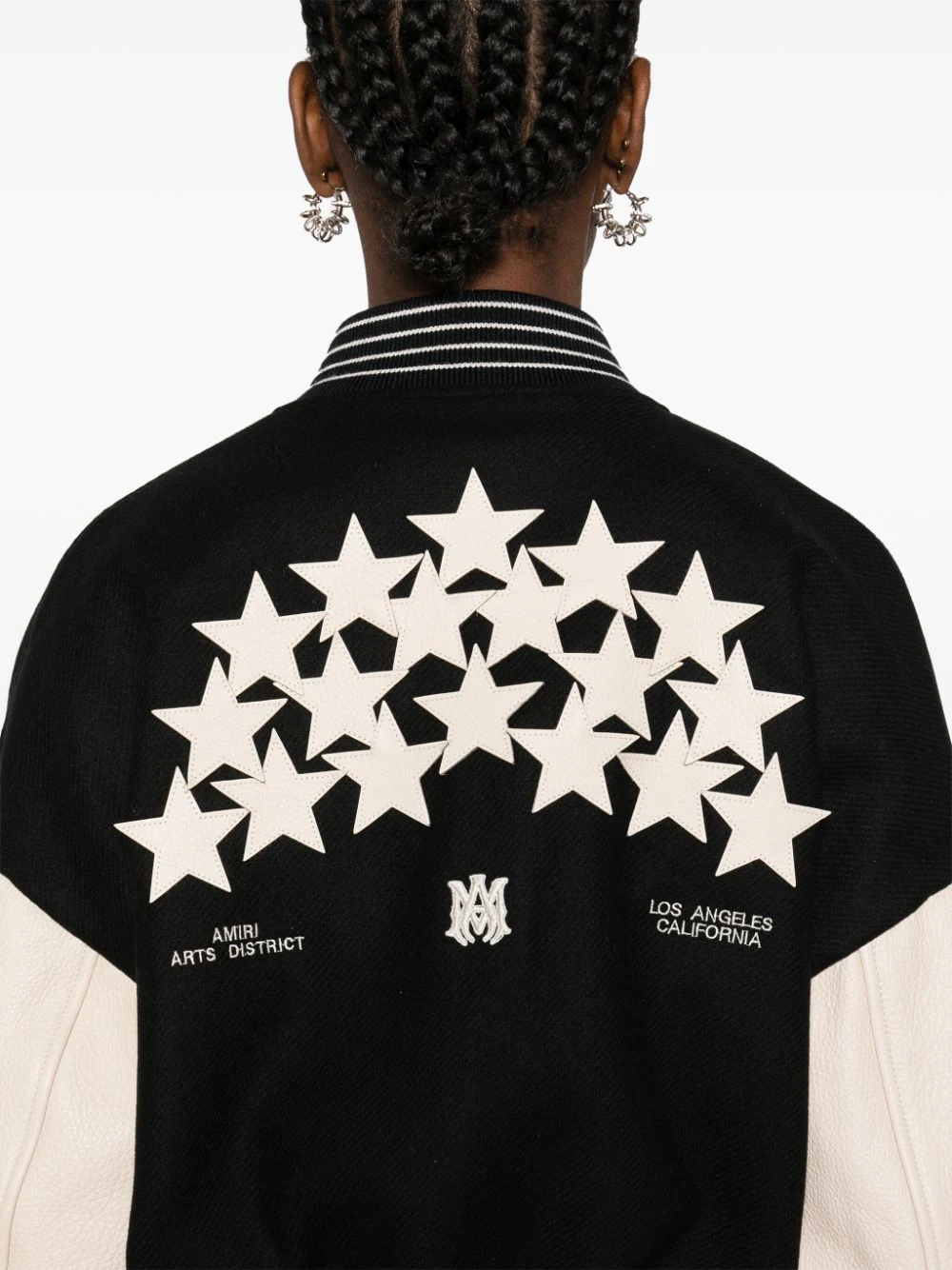 AMIRI Stars colour-block bomber jacket