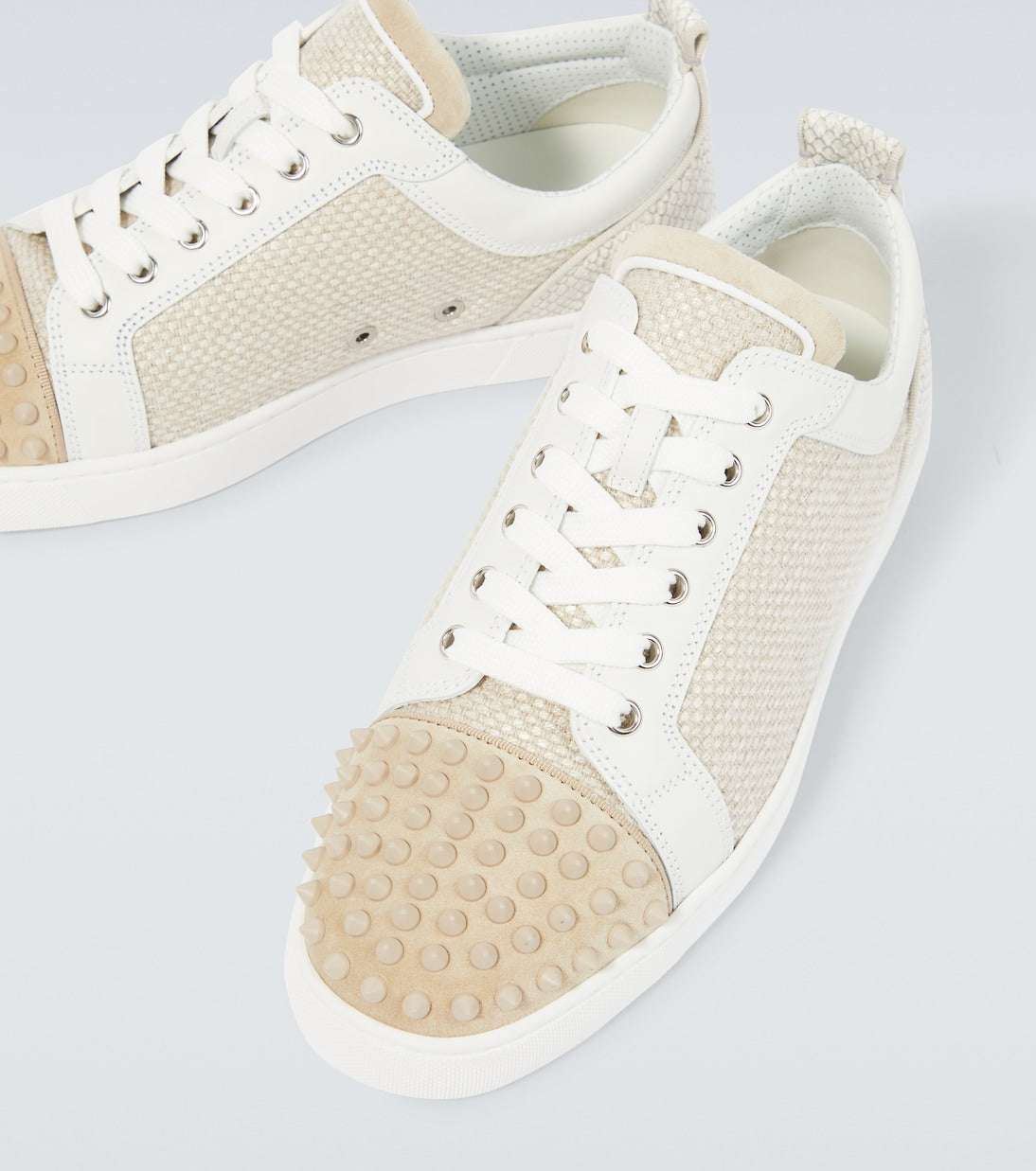 Christian Louboutin Louis Junior Spikes canvas sneakers