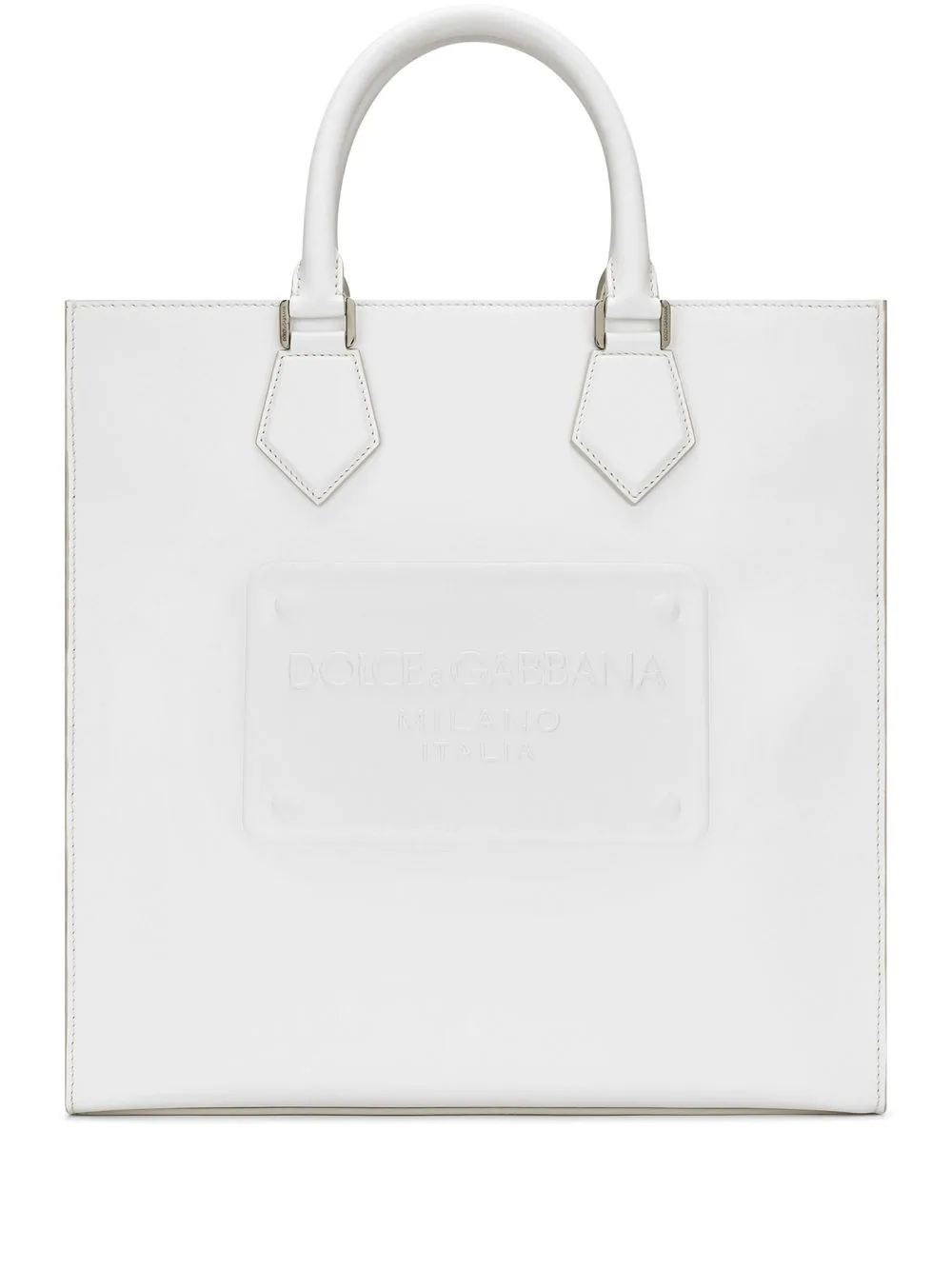 Dolce &amp; Gabbana bolso shopper con parche del logo