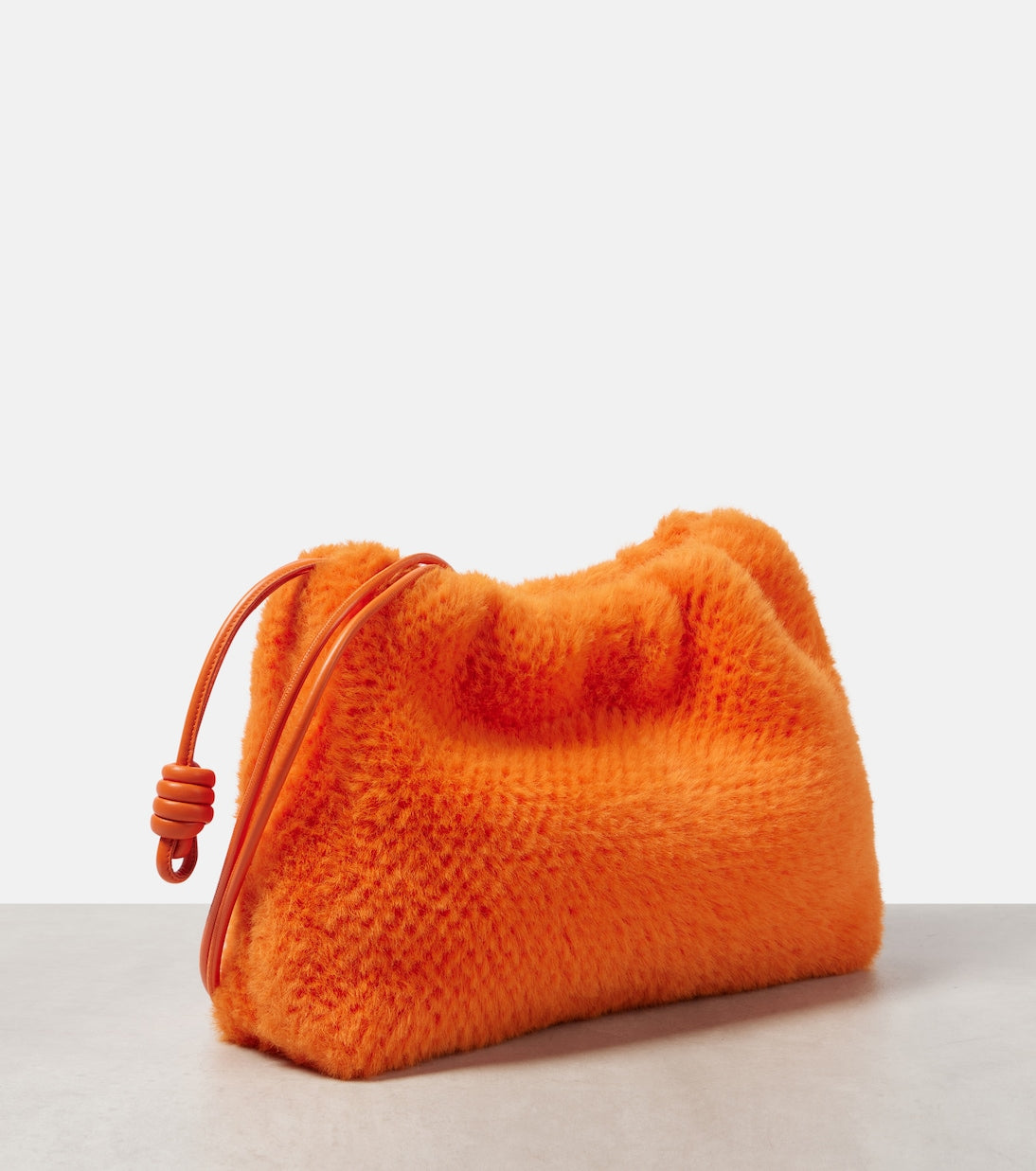 LOEWE Flamenco Large knitted bucket bag