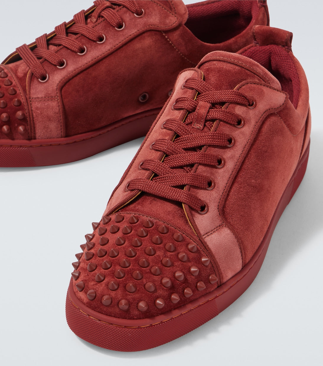 Christian Louboutin Louis Junior Spikes suede sneakers