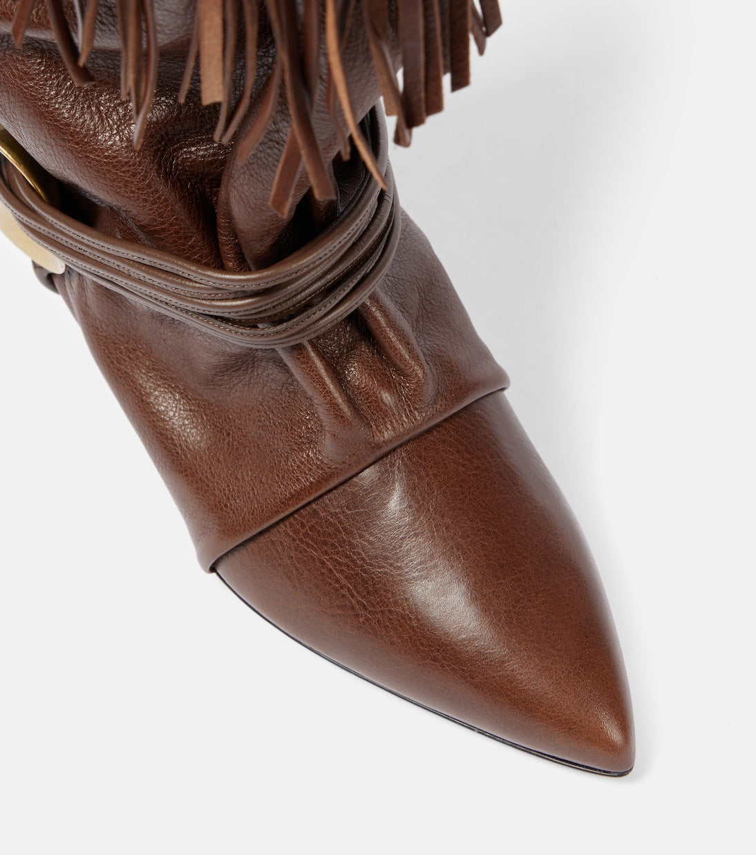 ISABEL MARANT Elten 45 fringed leather boots