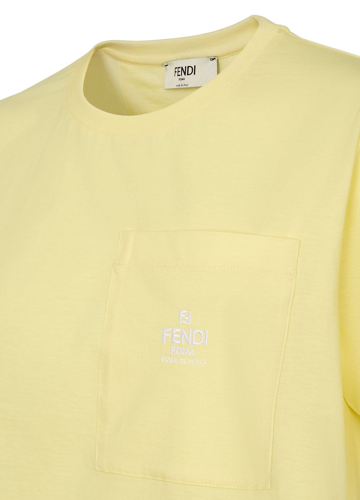 FENDI Short-sleeved slightly cropped T-shirt