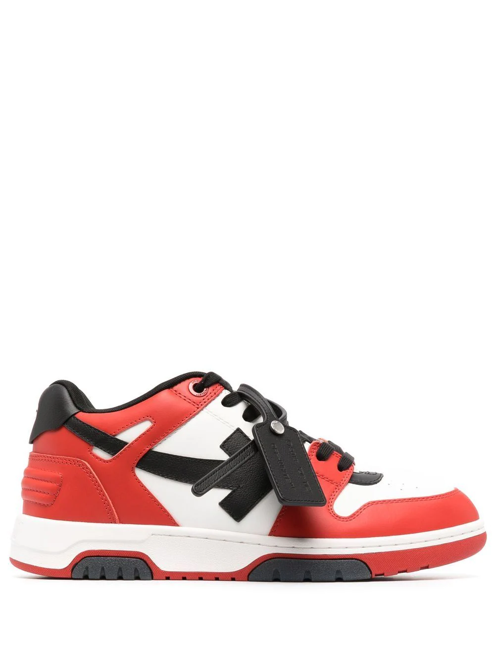 Off-White zapatillas con cordones y bloques de color