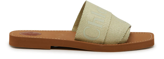 CHLOE Woody flat slides