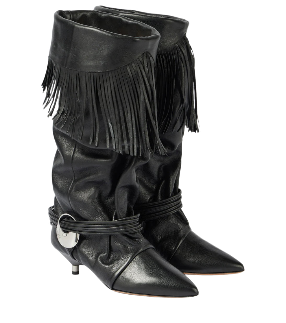 ISABEL MARANT Elten 45 fringed leather boots