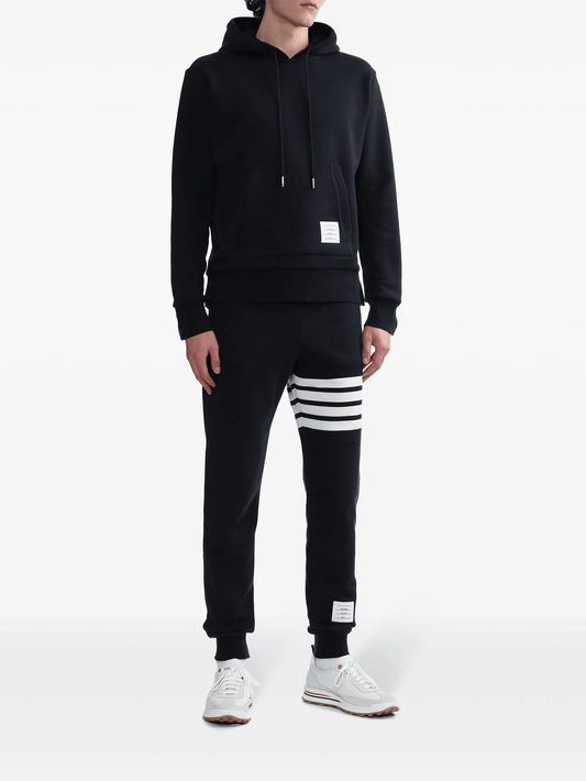 Thom Browne RWB stripe loopback hoodie