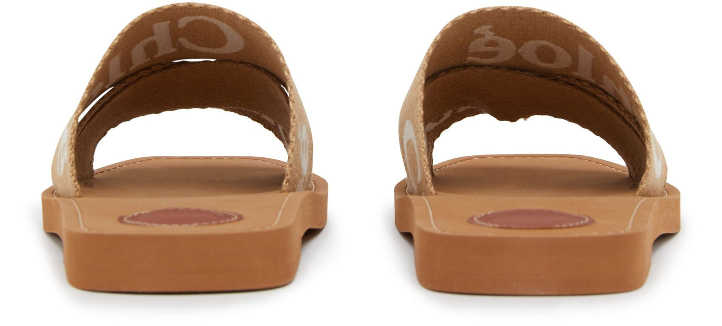 CHLOE Woody flat slides