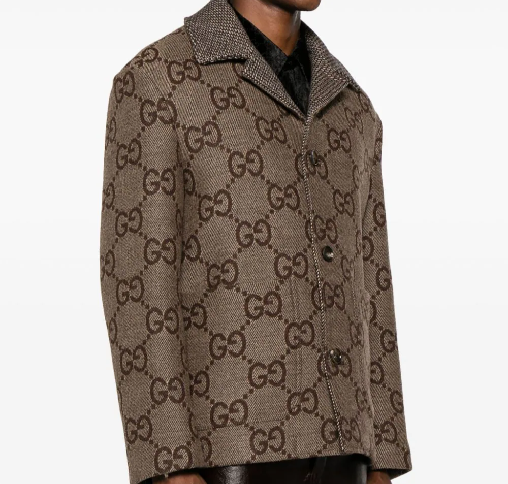 Gucci Maxi GG-jacquard wool jacket