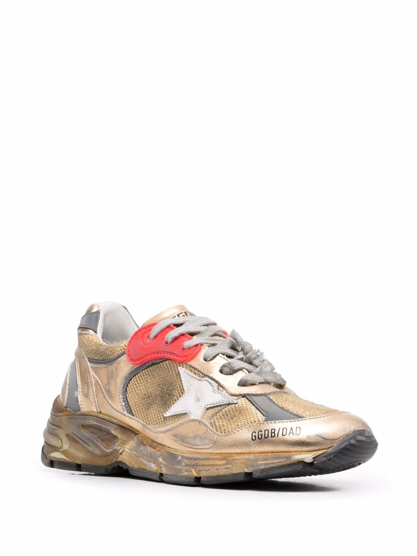 Golden Goose Running Sole distressed-effect sneakers