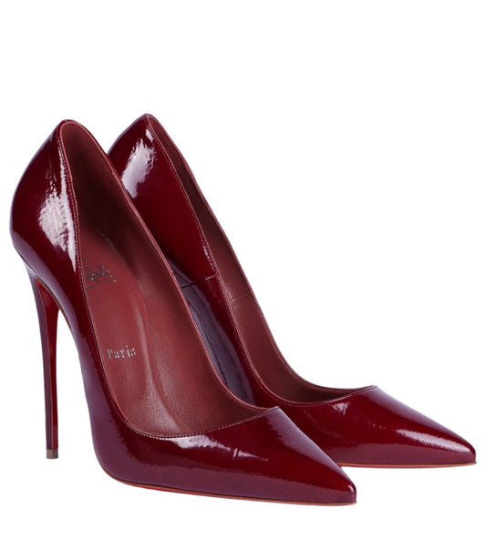 Christian Louboutin So Kate 120 patent leather pumps