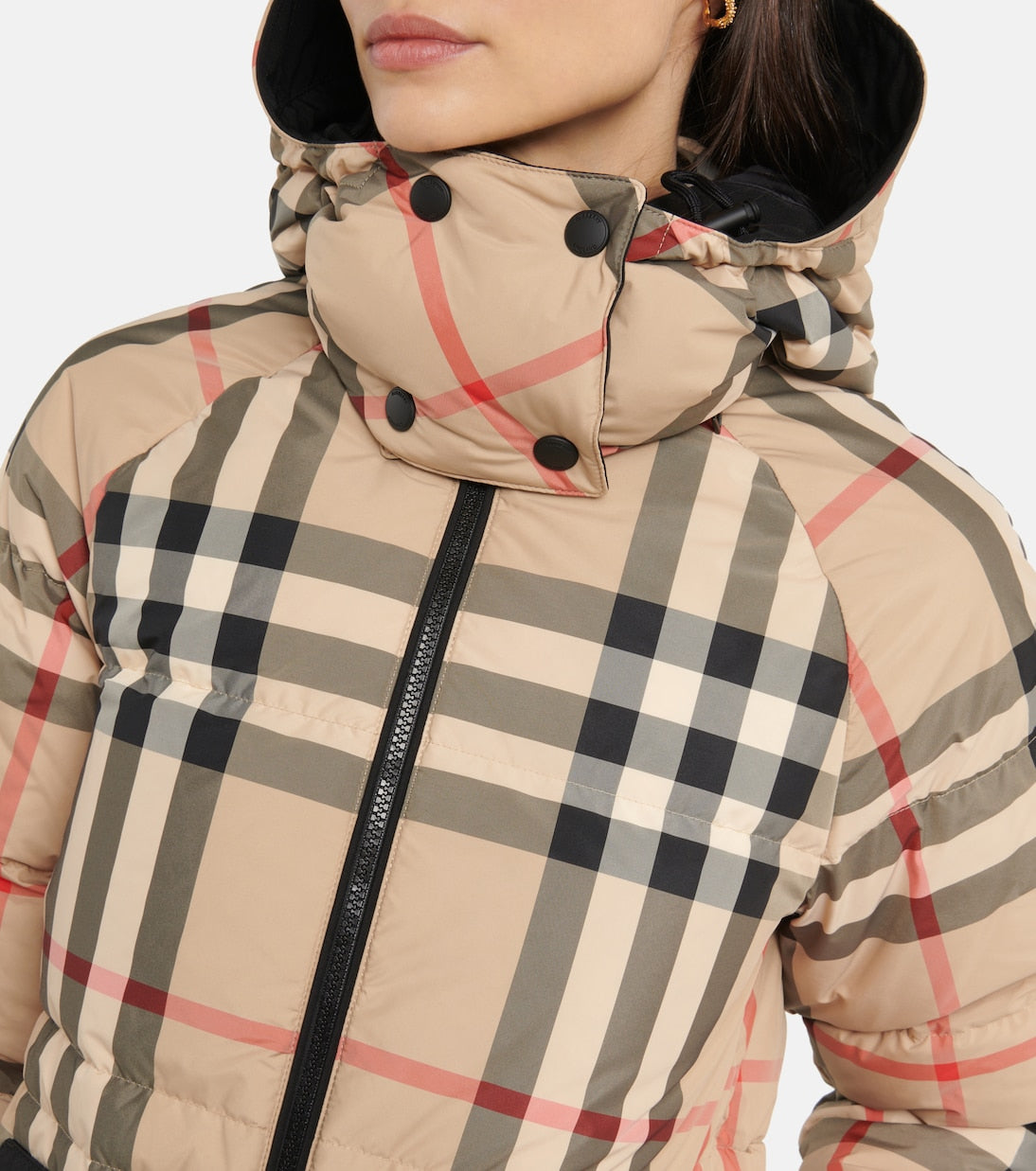 Burberry Check puffer jacket