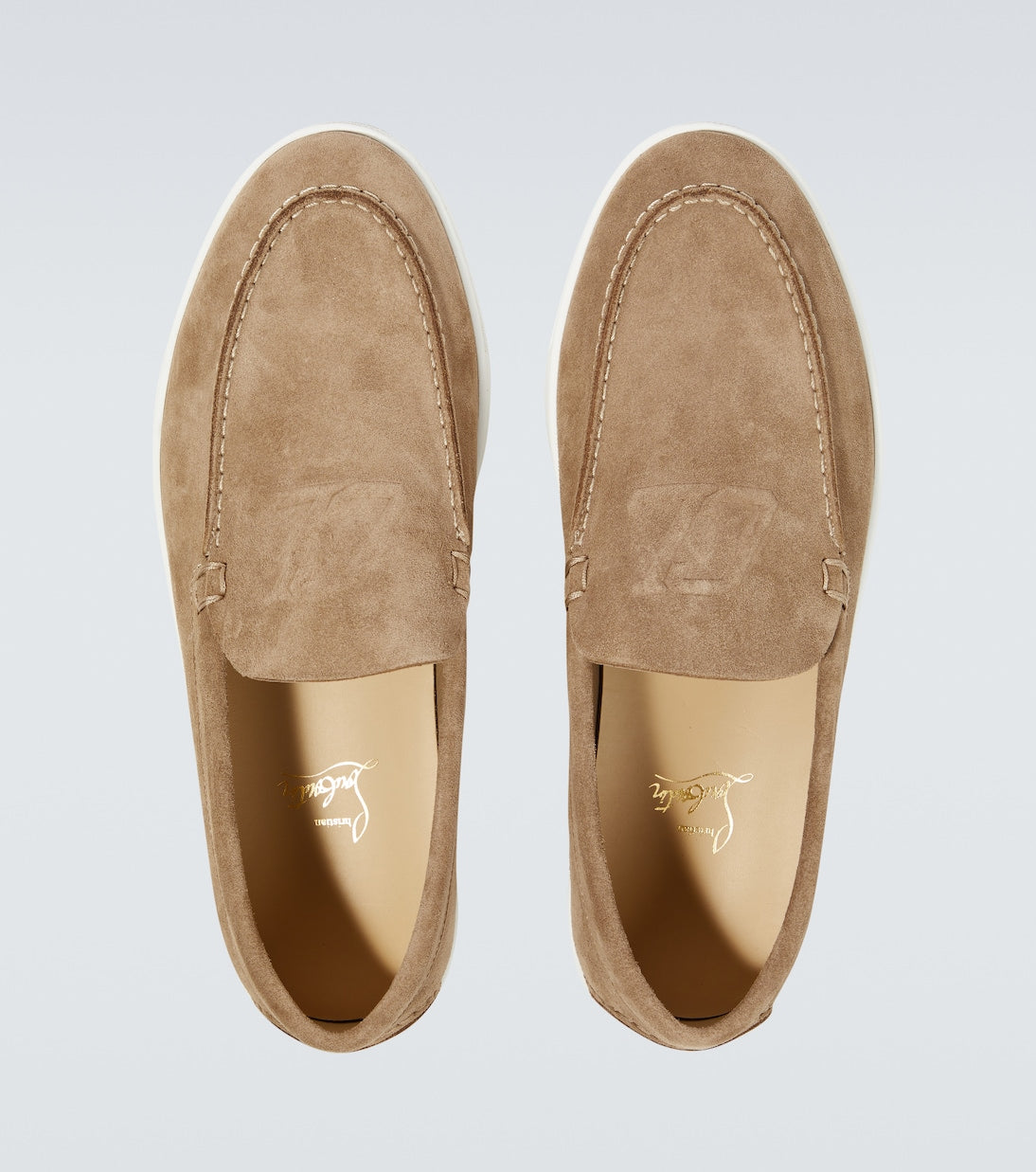 Christian Louboutin Varsiboat suede boat shoes