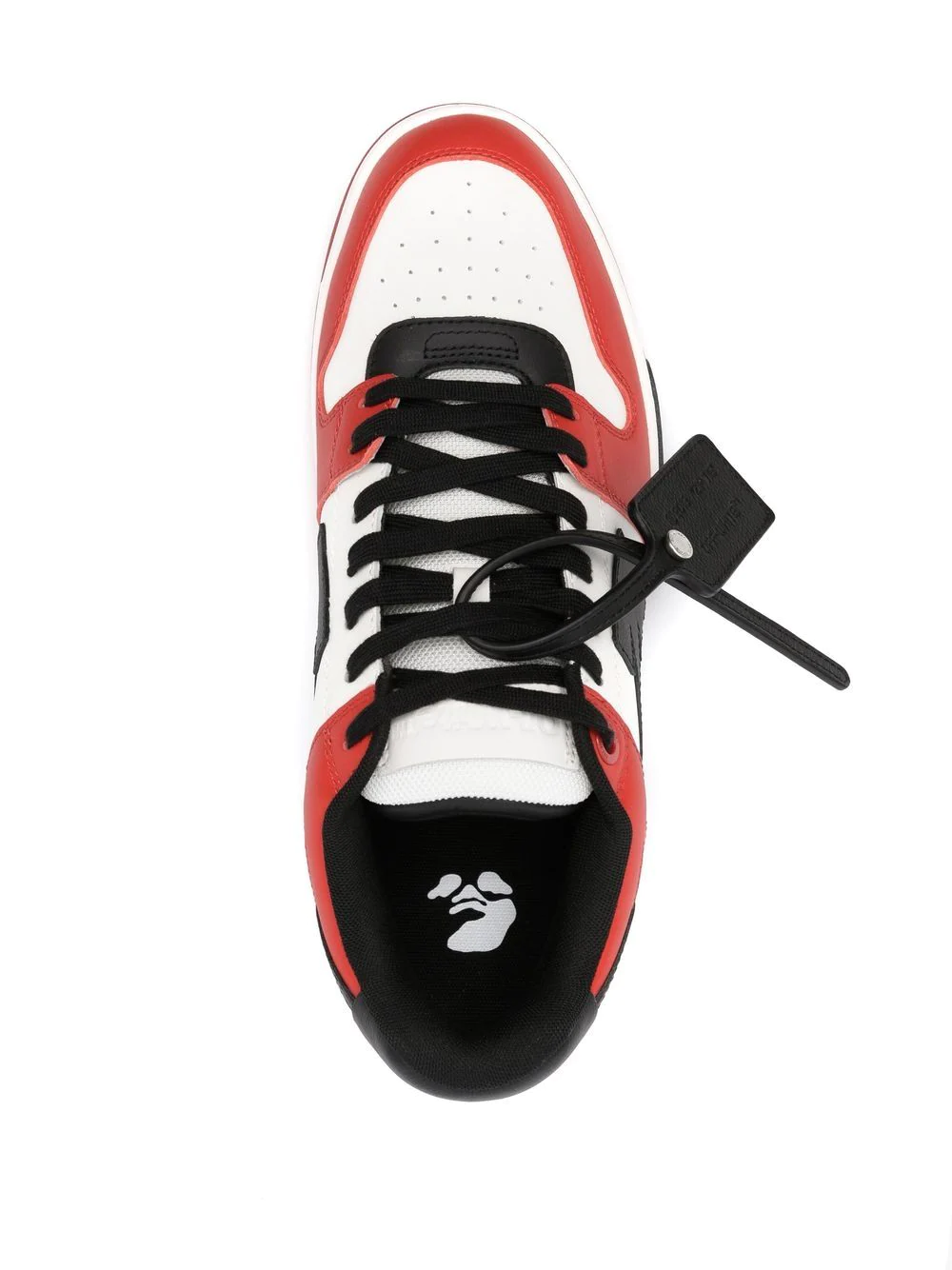 Off-White zapatillas con cordones y bloques de color