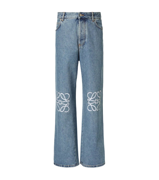 Loewe Anagram wide-leg jeans