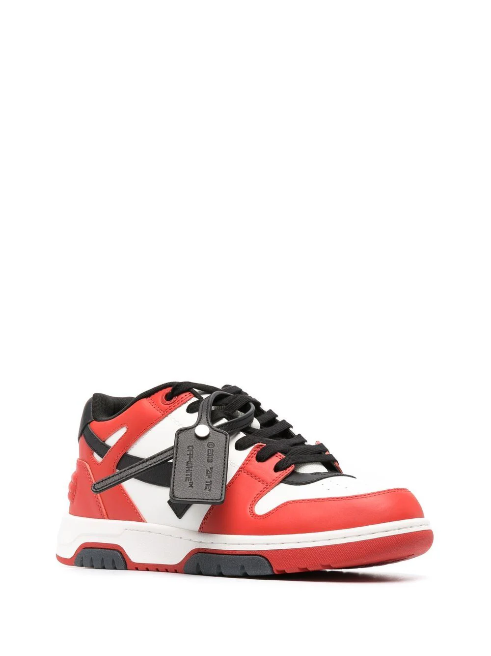 Off-White zapatillas con cordones y bloques de color