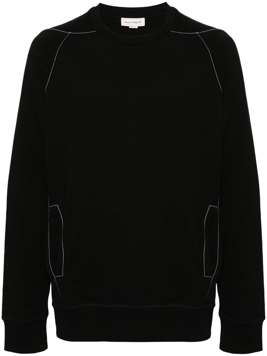 Alexander McQueen cotton jersey sweatshirt